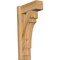 Ekena Millwork Merced Block Rough Sawn Outlooker, Western Red Cedar, 6"W x 14"D x 26"H OUT06X14X26MRC05RWR - alternate 1